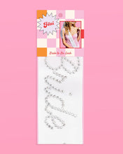 Load image into Gallery viewer, Bridal Shower Sash, Rhinestone Bride Accessory, Bach Gift