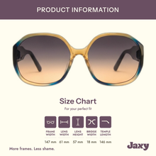 Load image into Gallery viewer, Studio - Oversized Gradient Polarized Sunglasses for Women