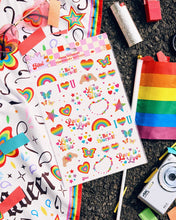 Load image into Gallery viewer, Pride Rainbow Tattoos | LGBTQ, festival, party favors