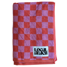 Load image into Gallery viewer, Checker Beach & Bath Towel