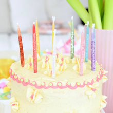 Load image into Gallery viewer, Glitter Wish 3" Beeswax Candles - Rainbow - Set of 10