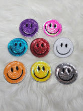Load image into Gallery viewer, Sequin Smile Face Iron On Patch