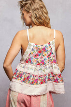 Load image into Gallery viewer, A-body Flared Fit Double Gauze Floral Embroidery Sleeveless