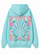 Load image into Gallery viewer, Ocean Gem Embroidered Mockneck Hoodie