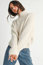 Load image into Gallery viewer, 3483IK Soft Brushed Mock Neck Sweater