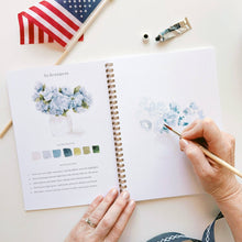 Load image into Gallery viewer, Americana watercolor workbook