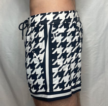 Load image into Gallery viewer, CTS BLACK AND WHITE HOUNDSTOOTH SWIM TO GYM SHORT