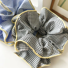Load image into Gallery viewer, NICHE RETRO PLAID RUFFLED HAIR RING HAIR ROPE_CWAHA1352