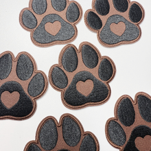 Load image into Gallery viewer, 2.5" Paw Print - Embroidered Hat Patch