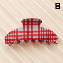 Load image into Gallery viewer, Pastel Plaid & Gingham Hair Claw Clip | 40H1194