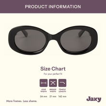 Load image into Gallery viewer, Deco by Jaxy - Polarized Oval Cat-Eye Sunglasses for Women