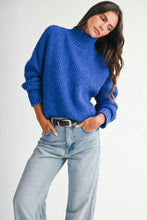 Load image into Gallery viewer, 3483IK Soft Brushed Mock Neck Sweater