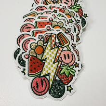 Load image into Gallery viewer, 3" Happy Summertime - Embroidered Hat Patch