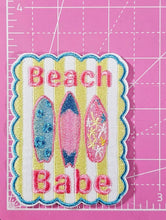 Load image into Gallery viewer, Beach Babe Surf Embroidery Iron On Patch