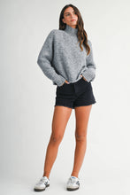 Load image into Gallery viewer, 3483IK Soft Brushed Mock Neck Sweater