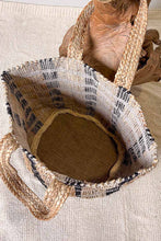 Load image into Gallery viewer, Handwoven Earthy Tone Textured Bohemian Casual Tote Bags