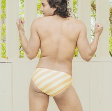 Load image into Gallery viewer, CTS MARIGOLD STRIPED SWIM BRIEF