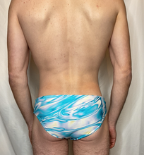Load image into Gallery viewer, CTS WATERMARBLE SWIM BRIEF- BLUE