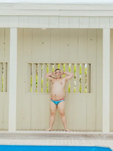 Load image into Gallery viewer, CTS EMERALD RETRO STRIPE SWIM BRIEF