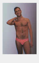 Load image into Gallery viewer, CTS RED WATERMARBLE SWIM BRIEF