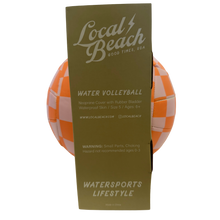 Load image into Gallery viewer, Local Beach Pink/Orange Checker Beach &amp; Water Volleyball Size 5
