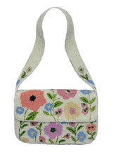 Load image into Gallery viewer, Floral Single Sided Beaded Shoulder Bag
