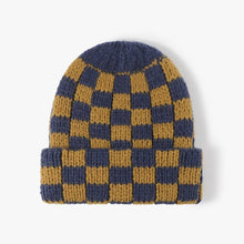Load image into Gallery viewer, CHECKER SOFT PLUSH BEANIE HAT | 40BN917
