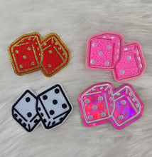 Load image into Gallery viewer, Rolling Dice Embroidery Iron On Patch
