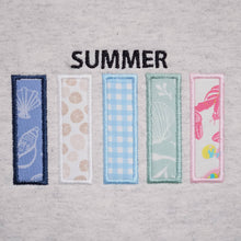 Load image into Gallery viewer, Custom Beach Summer Print Appliqué Crewneck Sweatshirts
