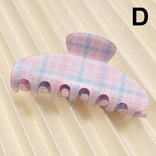 Load image into Gallery viewer, Pastel Plaid &amp; Gingham Hair Claw Clip | 40H1194
