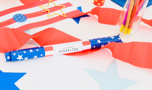 Load image into Gallery viewer, Deluxe 12" Sparklers - 4th of July - Tube of 6
