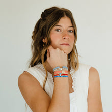 Load image into Gallery viewer, "Free" Patriotic Hair Tie Bracelets
