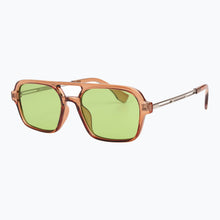 Load image into Gallery viewer, Groove Theory - Vintage Slim Tinted Lens Aviator Sunglasses

