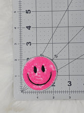 Load image into Gallery viewer, Sequin Smile Face Iron On Patch
