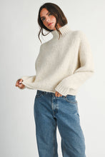 Load image into Gallery viewer, 3483IK Soft Brushed Mock Neck Sweater
