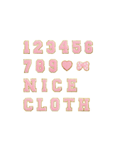 Load image into Gallery viewer, Ballet Pink Letter &amp; Number Patches | Set

