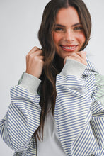 Load image into Gallery viewer, 5189HK Striped Zip Hoodie
