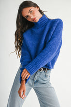 Load image into Gallery viewer, 3483IK Soft Brushed Mock Neck Sweater
