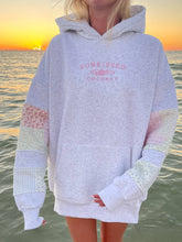 Load image into Gallery viewer, Sunkissedcoconut Quilted Pastel Embroidered Hoodie
