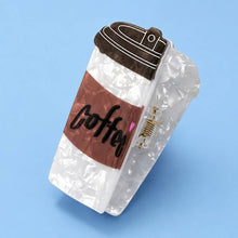 Load image into Gallery viewer, ICED COFFEE CUP HAIR CLAW CLIP | 40H1189

