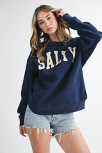 Load image into Gallery viewer, 9130GK Oversized Graphic Pullover Sweatshirt
