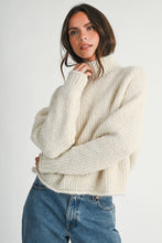 Load image into Gallery viewer, 3483IK Soft Brushed Mock Neck Sweater
