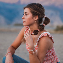 Load image into Gallery viewer, "Sweet" Pink Cherry Hair Tie Bracelets
