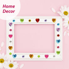Load image into Gallery viewer, Wrapables 327pcs Acrylic Self Adhesive Crystal Rhinestone Gem Stickers, DIY, Arts &amp; Crafts Supplies (3 sheets), Hearts
