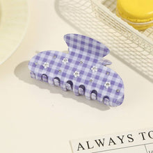 Load image into Gallery viewer, Stripes Gingham Floral Hair Claw Clip | 40H1106

