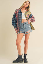 Load image into Gallery viewer, 8316DN  Neela Multi Color Plaid Flannel Shirt 1
