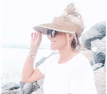 Load image into Gallery viewer, Playa Crochet Straw Visor
