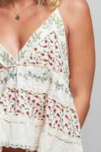 Load image into Gallery viewer, A-body Flared Fit Double Gauze Floral Embroidery Sleeveless
