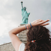 Load image into Gallery viewer, "Free" Patriotic Hair Tie Bracelets
