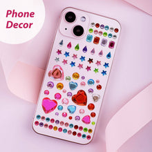 Load image into Gallery viewer, Wrapables 1154pcs Acrylic Self Adhesive Crystal Rhinestone Gem Stickers, DIY, Arts &amp; Crafts Supplies (9 sheets), Assorted
